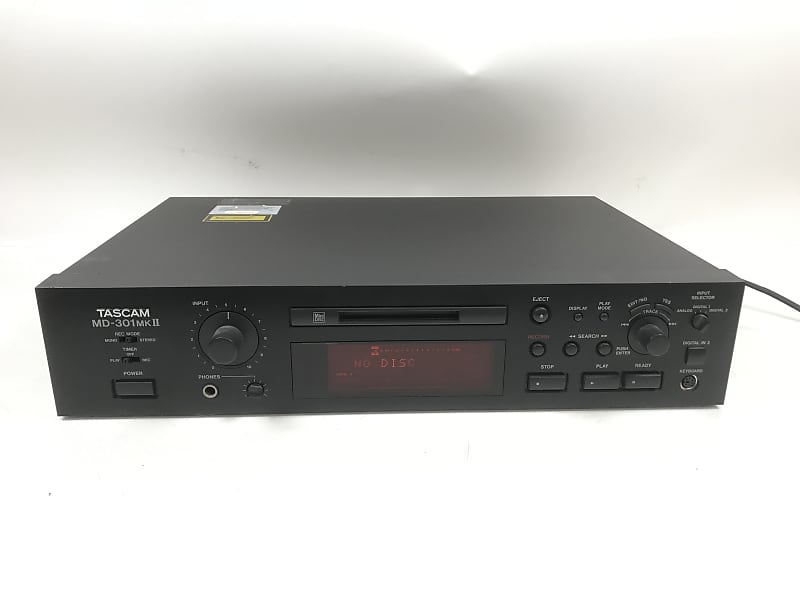 Tascam MD-301 MK2 MiniDisc MD Studio Recorder Player | Reverb