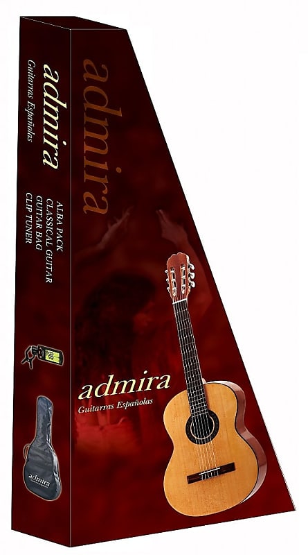 Admira ALBA 3/4 PACK Beginner Series 3/4 Size Spruce Top 6-String Classical Acoustic Guitar Package image 1