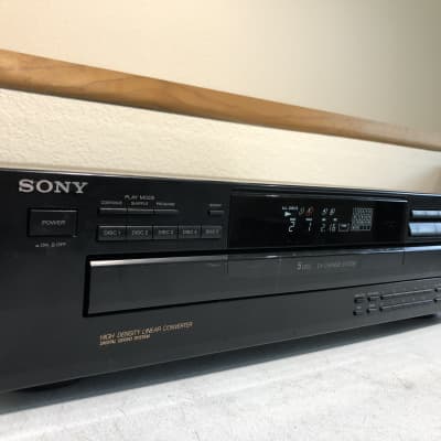 Sony CDP-C245 CD Changer 5 Compact Disc Player HiFi Stereo Vintage Carousel image 2