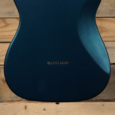 G&L Tribute ASAT Classic Electric Guitar Emerald Blue Metallic image 3