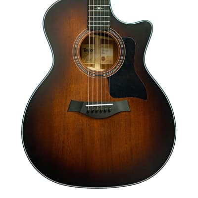 Taylor 324ce V-class - Mahogany/Mahogany Acoustic-Electric Guitar w/ Case image 2