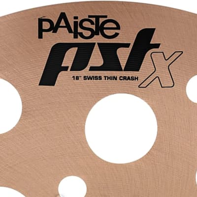 Paiste PST X Swiss Crash Cymbal (1256010) image 4