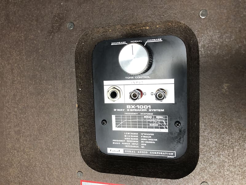 【激レア】CORAL BX-1000 3-WAY 3-SPEAKER ペア 激レア】CORAL BX-1000 3-WAY 3-SPEAKER ペア 激レア】CORAL BX