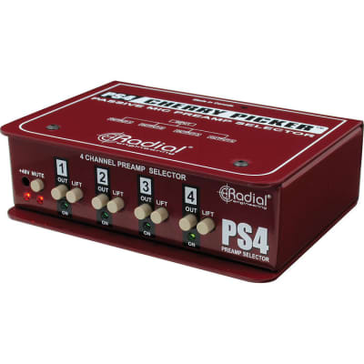 Radial Engineering Cherry Picker 4-channel Preamp Selector MIC-Line Switcher image 2