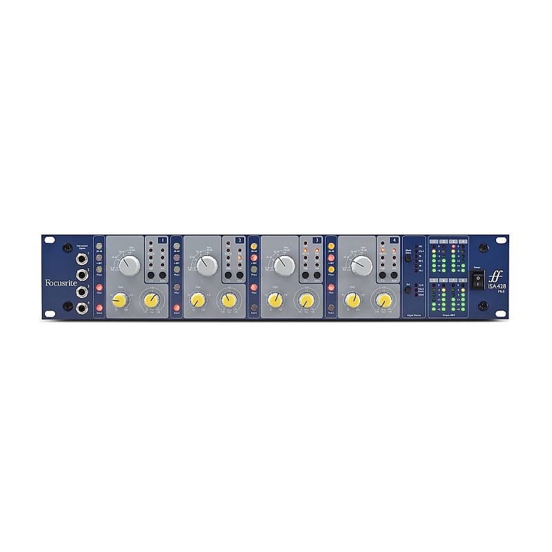 Focusrite ISA 428 MkII 4-Channel Mic Preamp with DI image 1