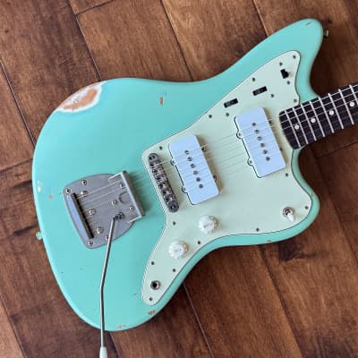 Nash Guitars Model JM-63 Surf Green Lollar Pickups Rosewood Neck NG6070 image 1