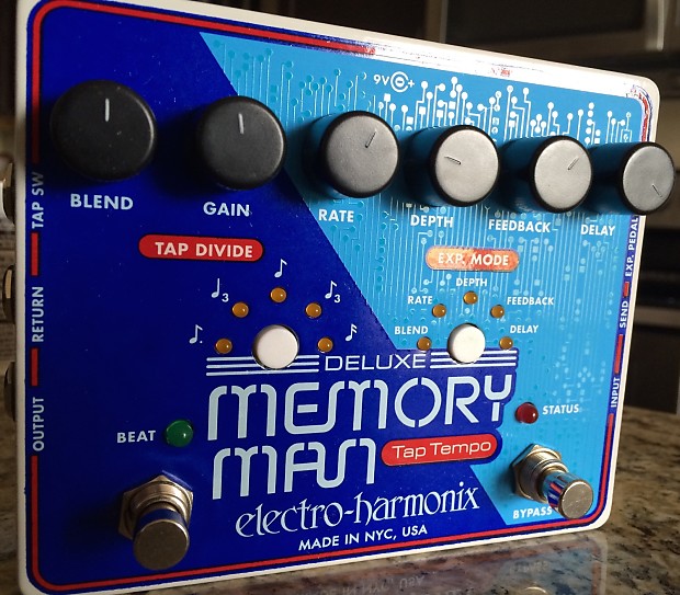 Electro-Harmonix Deluxe Memory Man Tap Tempo with Panasonic