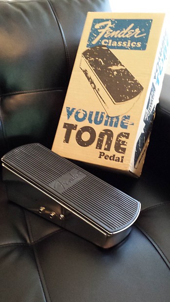 Fender Volume and Tone Pedal Chrome "Best volume pedal made!" image 1