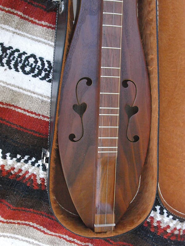 Dan Doty SE84 Lap Appalachian Dulcimer 1986 Walnut w/ soft Reverb