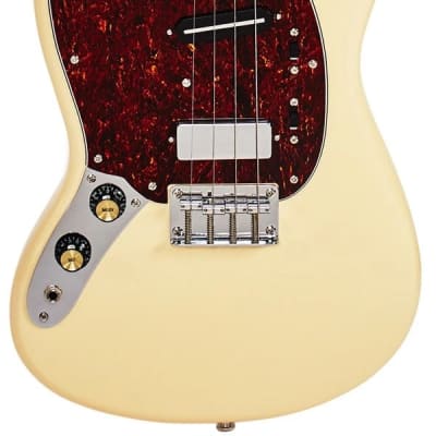 Eastwood Warren Ellis Tenor 2P LH Alder Body Bolt-on Maple Neck 4-String Tenor Electric Guitar For Lefty Players image 2