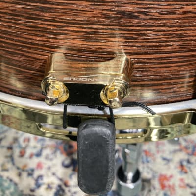 Canopus - 14x6.5" AM-1465, Alphonse Mouzon Signature, Wenge+Birch 11-Ply Snare Drum 2016 - Natural Pale LQ image 8
