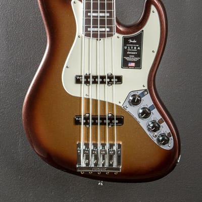 Fender American Ultra Jazz Bass V – Mocha Burst w/Rosewood image 2