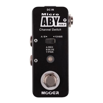 Mooer Micro ABY MK II Switcher Micro Guitar Effect Pedal True Bypass NEW image 2