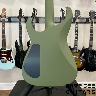Jackson USA Custom Shop SL1H Soloist Electric Guitar w/ Case-Olive Drab Green image 11