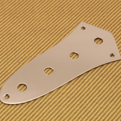 AP-0640-001 Nickel Jazz Bass Guitar Control Plate