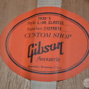 SOLD Gibson L-00 1930's Classic Ebony image 13