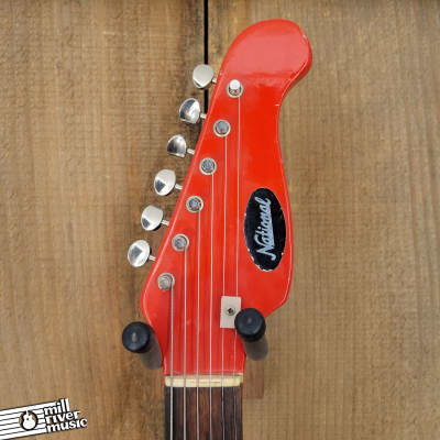 National Valco Supro Colt Guitar Vintage 1960s Red Used image 3