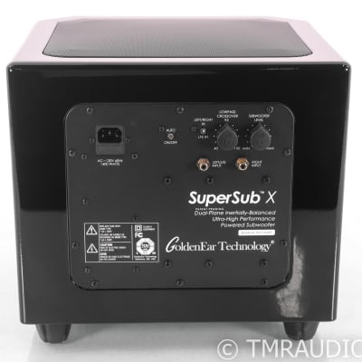 GoldenEar SuperSub X Dual 8" Powered Subwoofer; Black (1/2) image 5