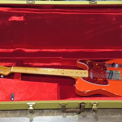 MyDream Partcaster Custom Built - Fiesta Red Relic'Art Hepcat image 2
