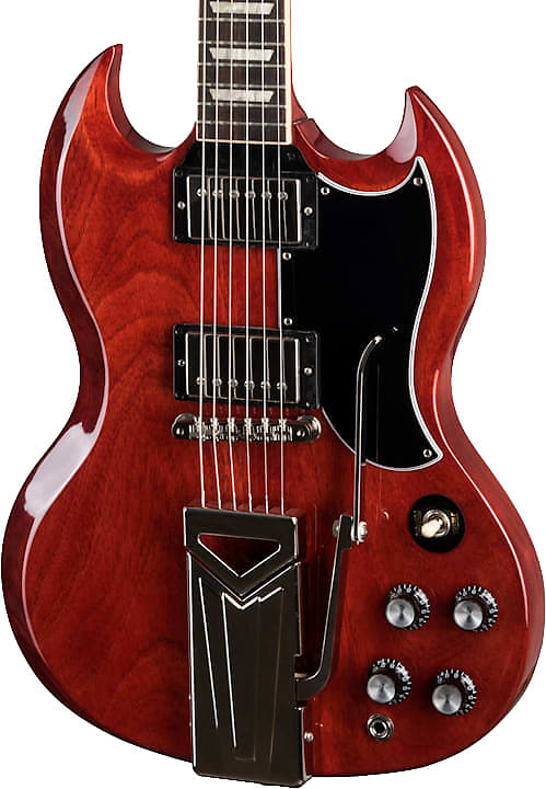 Gibson SG Standard '61 Sideways Vibrola Vintage Cherry w/case image 1