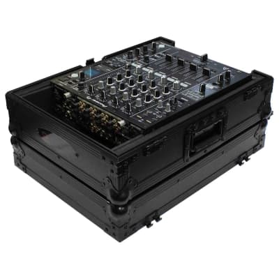 Odyssey FZ12MIXXDBL Universal Black 12″ Format DJ Mixer Flight Case with Extra Deep Rear Cable Compartment image 3