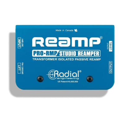 Radial ProRMP 1-channel Passive Re-Amping Device Direct Box with Custom Transformers image 1