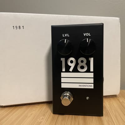 Reverb.com listing, price, conditions, and images for 1981-inventions-lvl-full-range-overdriver