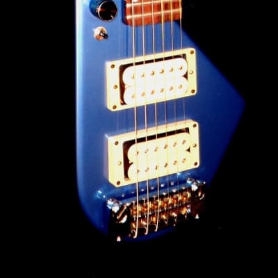 SILVER STREET TAXI  1982 Metallic Blue.  Model TG-II. Very Early Guitar. EXTREMELY RARE. for sale