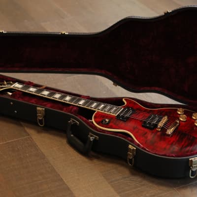 2007 Gibson 1968 Les Paul Custom Reissue Figured Red Tiger Signed by Zakk Wylde + COA OHSC image 21