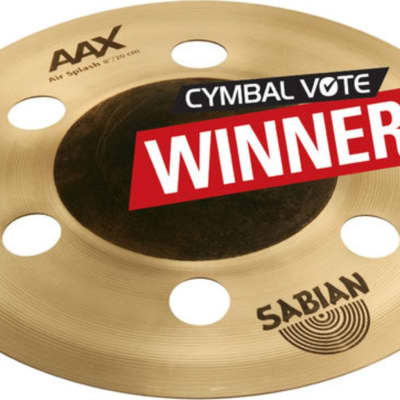 Sabian AAX Air Splash Drum Cymbal - 8" image 4