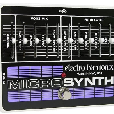 Electro-Harmonix Microsynth Synthesizer pedal image 1