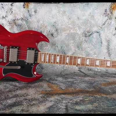 2018 Epiphone G-400 Pro SG with Bigsby - Cherry image 12