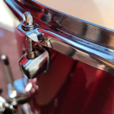Mapex Horizon Series 4 Piece Drum Shell Pack - 10/12/14/22 - Red (189-1) image 15