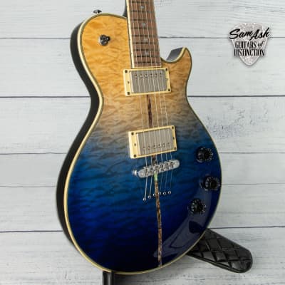 Michael Kelly Mod Shop Patriot Instinct Bare Knuckle Electric Guitar Blue Fade for sale