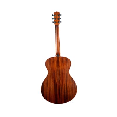 Breedlove Discovery S Concerto Body European-African Mahogany 6-String Acoustic Guitar with Slim Neck and Pinless Bridge (Right-Handed, Natural Finish) image 2