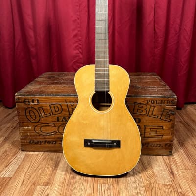 1964 Harmony H910 Classical Acoustic Guitar Natural image 2