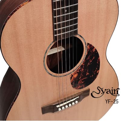 S.Yairi YF-25 Solid wood Sitka Spruce & Indian Rosewood OM acoustic guitar High-quality image 5