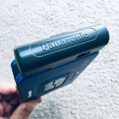 PANASONIC RQ SX50 Walkman Cassette Player, RARE BLUE ! Run tape ! image 9