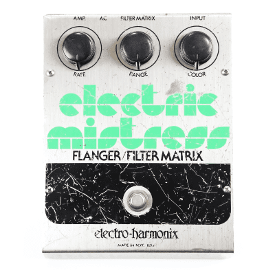 Deluxe Electric Mistress XO フランジャー Electro Harmonix Deluxe Electric Mistress - YouTube