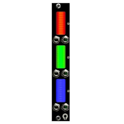 PARATEK  "ДИУ-3к" RGB black panel LED VU Meter image 1