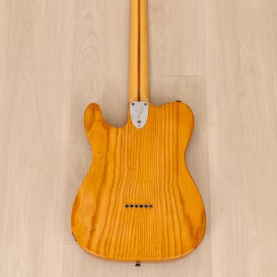 1979 Fender Telecaster Thinline Vintage Electric Guitar Natural, 100% Original w/ Wide Range, Case image 3