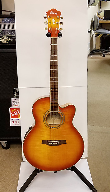 Ibanez AEL20E Acoustic Electric Guitar in Vintage Violin Sunburst