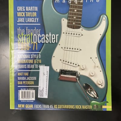 Vintage Guitar Magazine The fender Stratocaster Greg Martin Mick Taylor May 2006 for sale