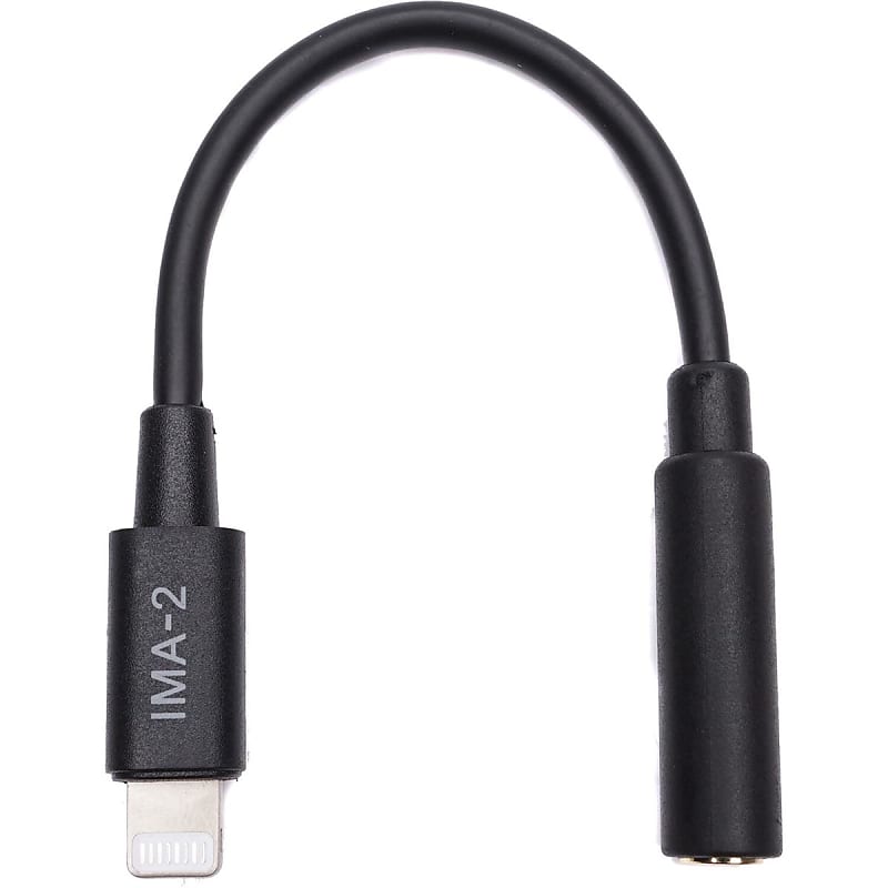 Movo Photo 5.5  IMA-2 Female 3.5mm TRS to Lightning Microphone Adapter Cable image 1