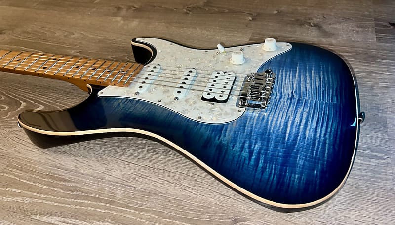 Suhr Standard Plus Faded Trans Whale Blue Burst image 1