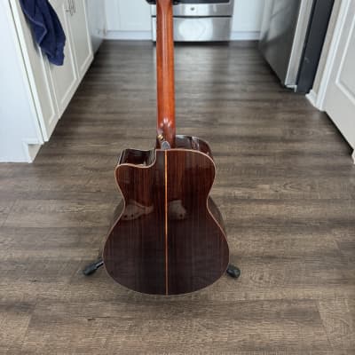 Yamaha AC5R DLX ARE Acoustic Electric Guitar - Brown Sunburst | Reverb