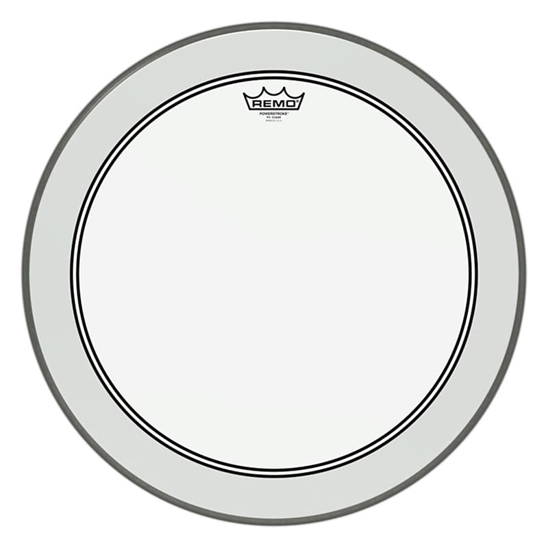 Remo Powerstroke 3 Bass Drumhead 22" Clear 2010 - present image 1
