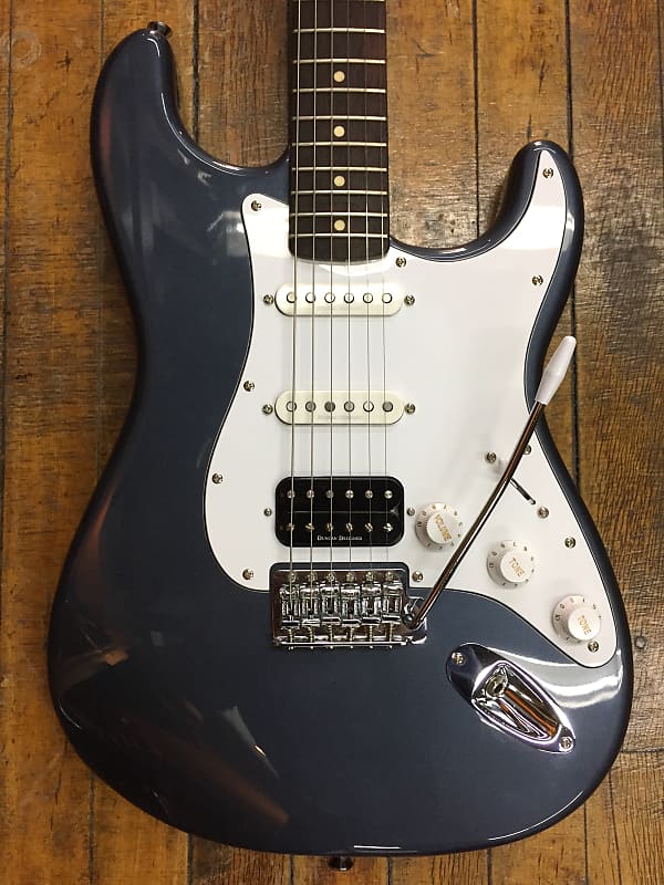 Squier Vintage Modified Stratocaster HSS 2015 Charcoal Frost Metallic