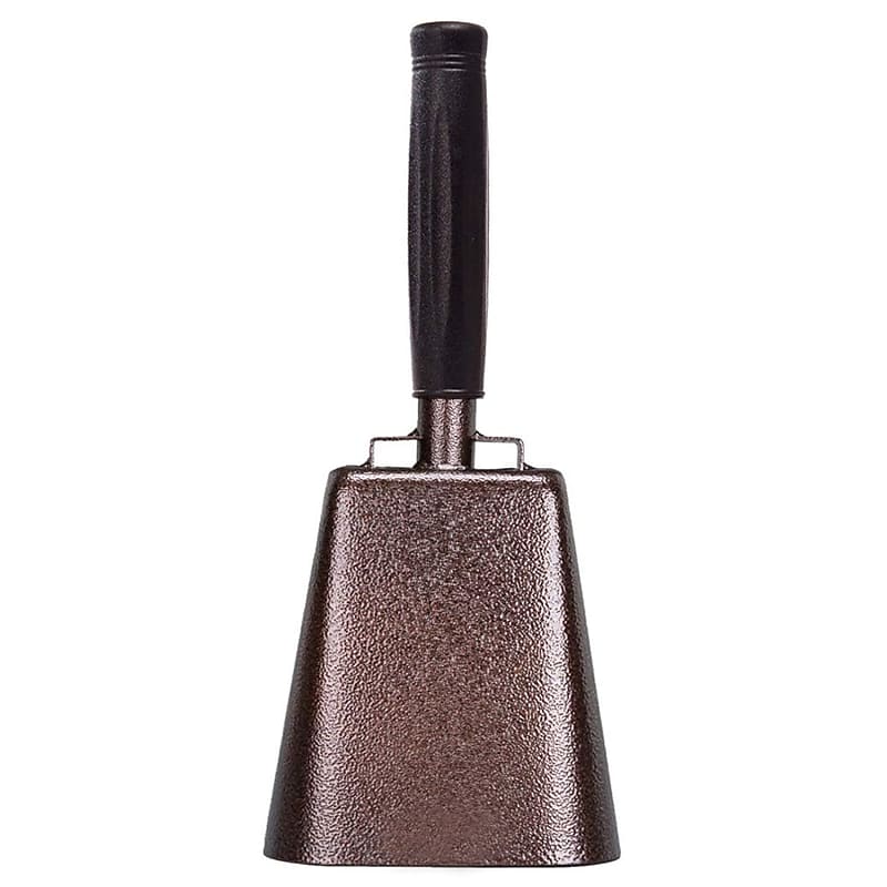 4/5inch Cowbells Cow Bell+Drumstick Metal Cow Bell Noise Maker