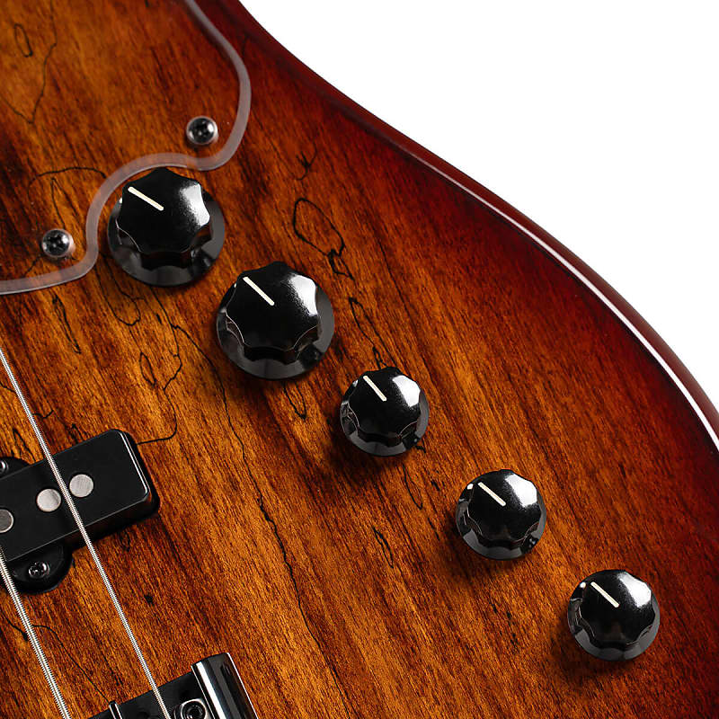 Cort GBFUSION5ABB GB-Fusion 5 Solid Alder Body Spalted Maple Cort GBFUSION5ABB GB-Fusion 5 Solid Alder Body Spalted Maple